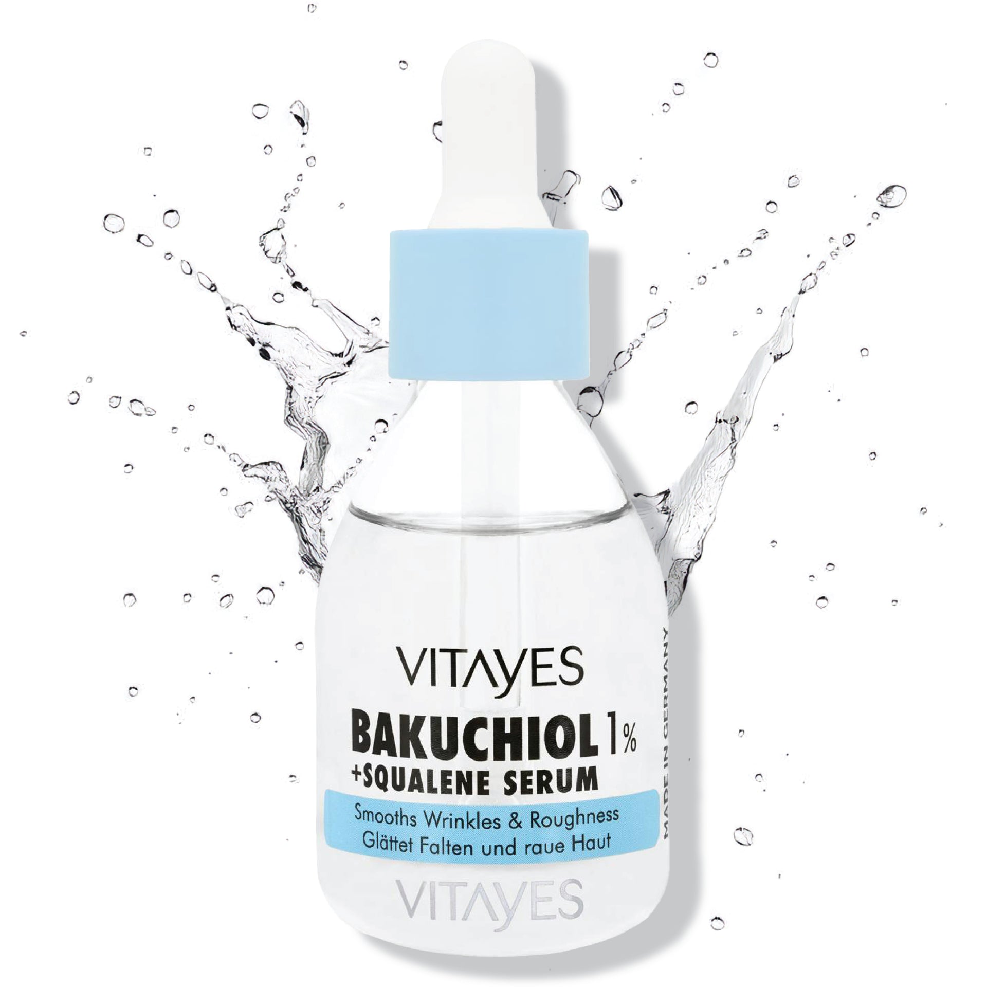 VITAYES b!right Bakuchiol 1% + Squalene Serum – die Retinol-Alternative 30 ml