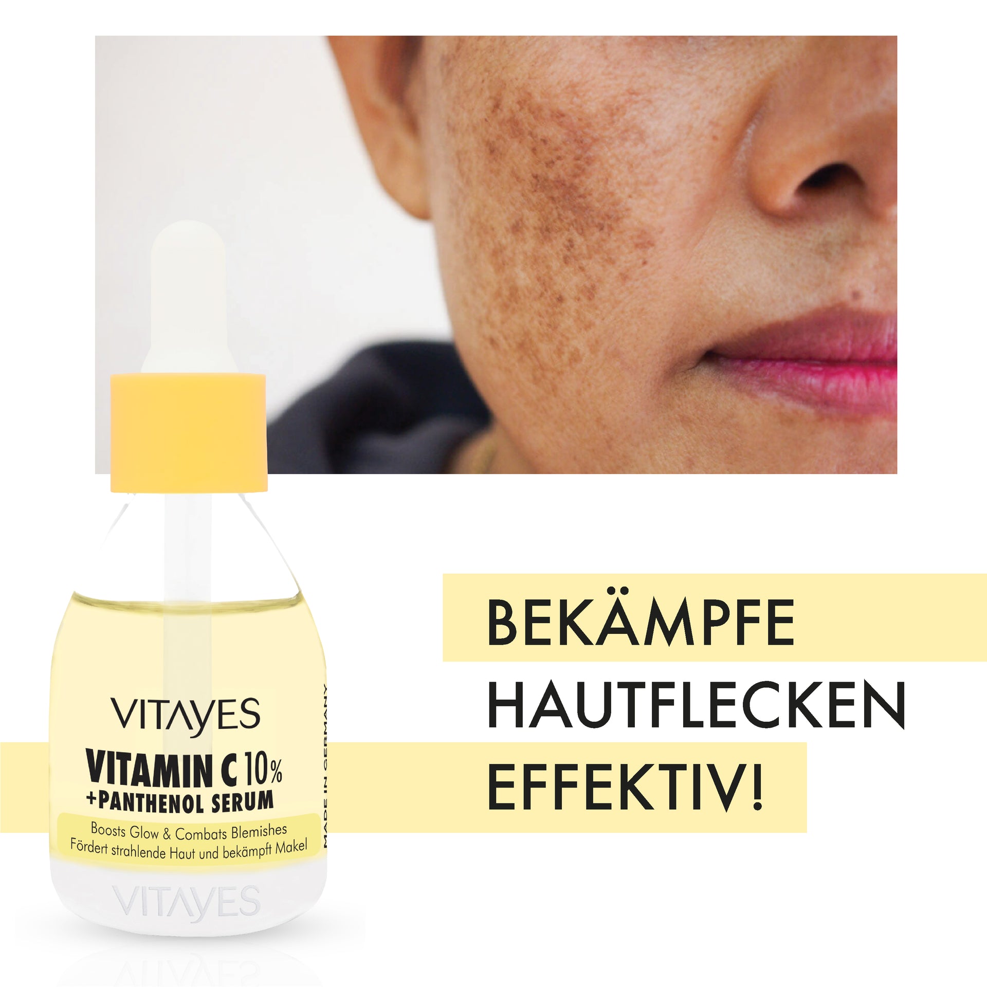 VITAYES b!right Vitamin C 10% + Panthenol Serum 30 ml